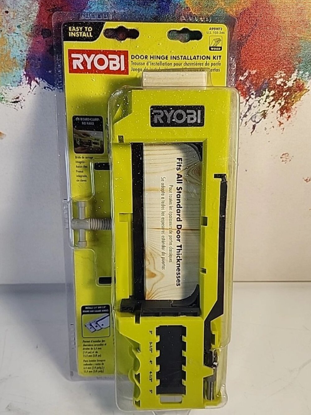 Ryobi A99HT2 Door Hinge Installation Kit 1/4" & 5/8" Round And Square